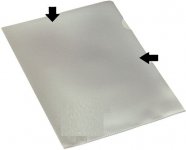Muovitasku A4 145mic PP kirkas kirkas appelsiinipinta 100kpl