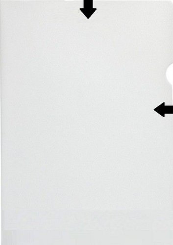 Muovitasku A4 75mic 2 sivureunaa auki PP appelsiini