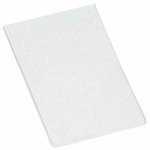 Muovitasku A7/140mic ylhäältä auki kirkas PVC