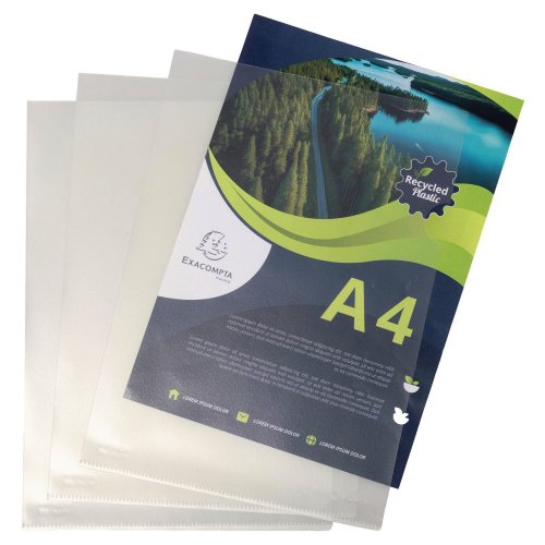 Muovitasku Exacompta 53820e a4 pp