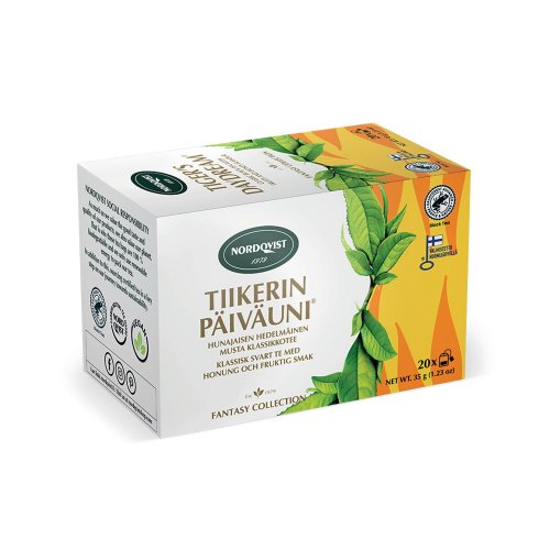 Musta Tee Nordqvist tiikerin päiväuni 20kpl