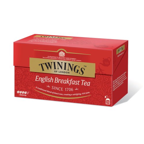Musta Tee Twinings english breakfast tea 25kpl