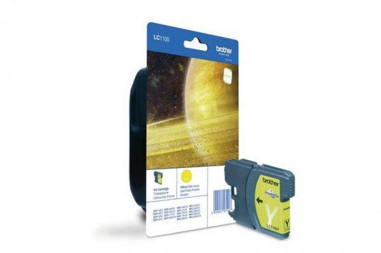 Mustekasetti Brother LC1100Y keltainen värikasetti