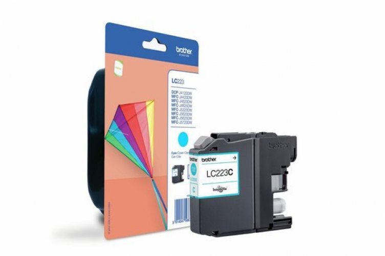 Mustekasetti Brother LC223C cyan värikasetti