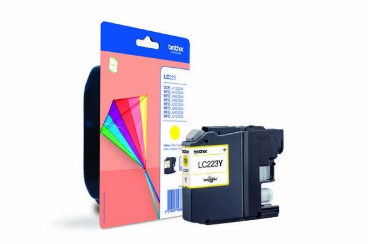 Mustekasetti Brother LC223Y keltainen värikasetti