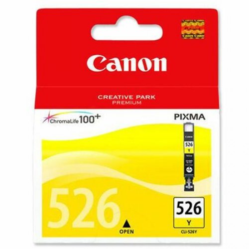 Mustekasetti Canon CLI-526 Y 4543b001 keltainen värikasetti
