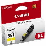 Mustekasetti Canon CLI-551 YXL 6446b001 keltainen värikasetti