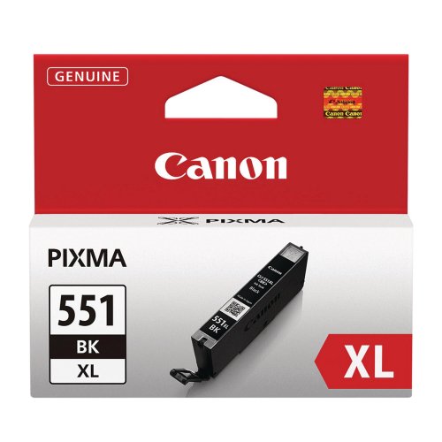 Canon CLI-551BK XL mustes.pat musta