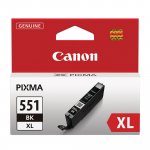 Canon CLI-551BK XL mustes.pat musta