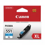 Canon CLI-551C XL mustes.pat cyan