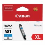 Canon CLI-581C XL mustes.pat. cyan