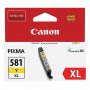 Canon CLI-581Y XL mustes.pat. keltainen