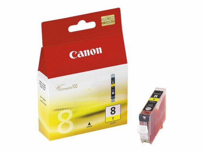 Mustekasetti Canon CLI-8 Y 0623b001 keltainen värikasetti