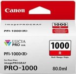 Mustekasetti Canon PFI-1000 R 0554c001 punainen värikasetti