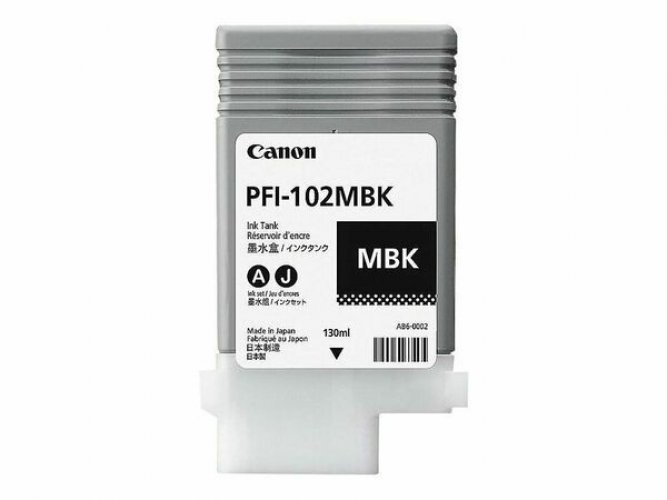 Mustekasetti Canon PFI-102 MBK 0894B001 mattamusta värikasetti