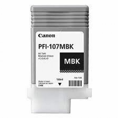 Mustekasetti Canon PFI-107 MBK 6704b001 mattamusta värikasetti