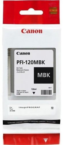 Mustekasetti Canon PFI-120 MBK 2884c001 mattamusta värikasetti