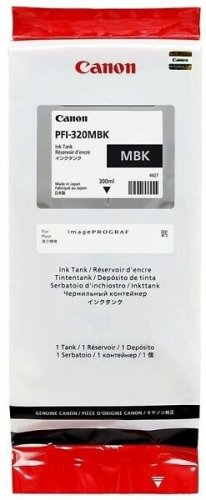 Mustekasetti Canon PFI-320 MBK 2889c001 mattamusta värikasetti