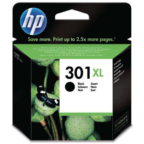 HP No. 301 XL CH563EE mustes.pat musta