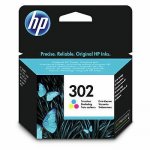 Mustekasetti HP 302 F6U65AE 3-väri värikasetti
