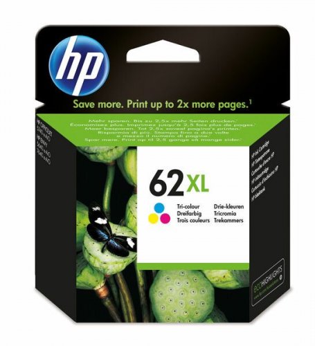 Mustekasetti HP 62XL C2P07AE 3-väri värikasetti