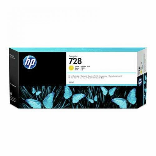 Mustekasetti HP 728 F9K15A keltainen värikasetti