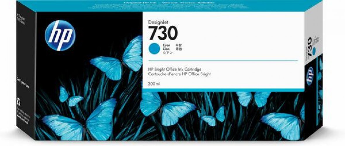 Mustekasetti HP 730 P2V68A cyan värikasetti