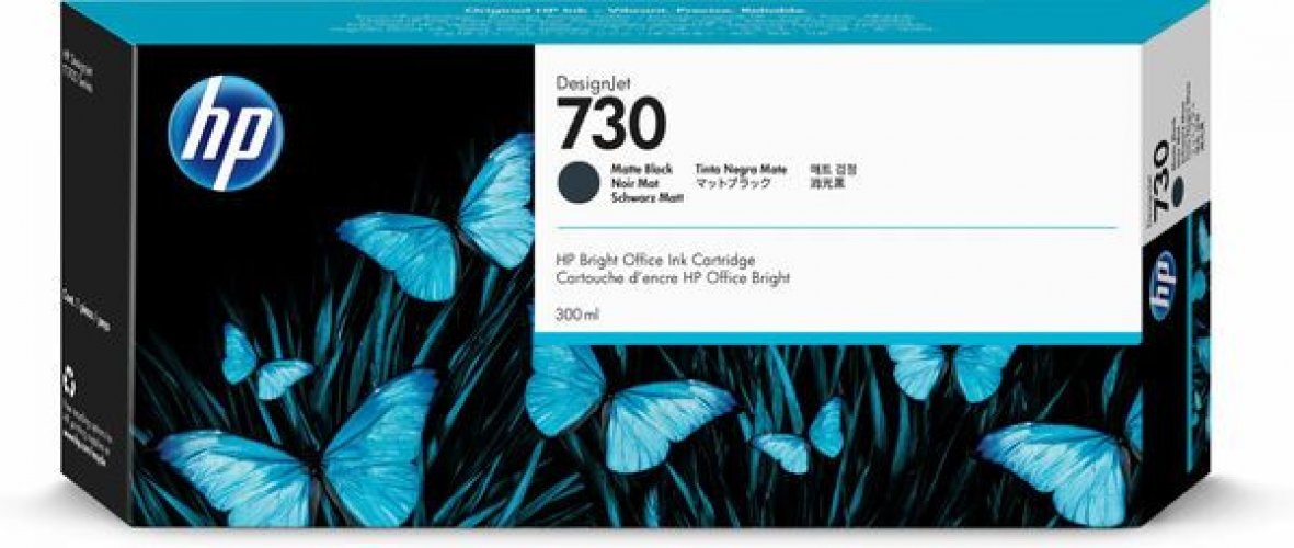 Mustekasetti HP 730 P2V71A mattamusta värikasetti