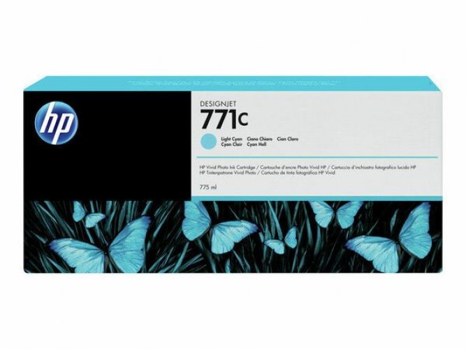 Mustekasetti HP 771C B6Y12A vaalea cyan värikasetti
