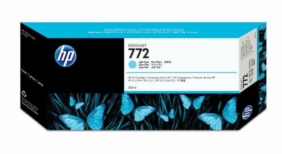 Mustekasetti HP 772 CN632A vaalea cyan värikasetti