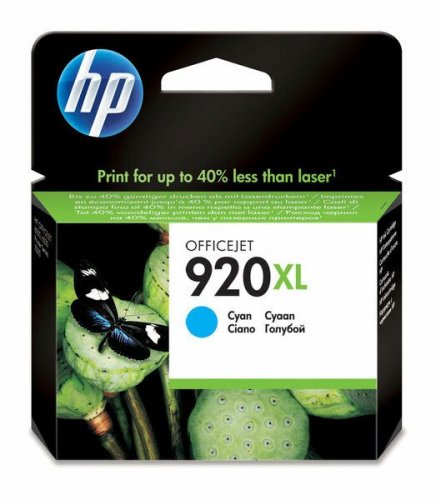 Mustekasetti HP 920XL CD972AE cyan värikasetti