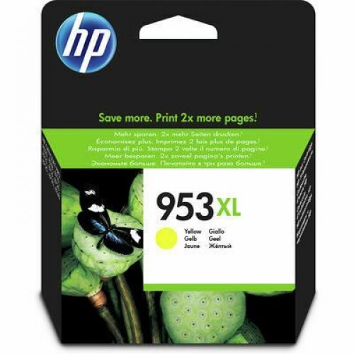 Mustekasetti HP 953XL F6U18AE keltainen värikasetti