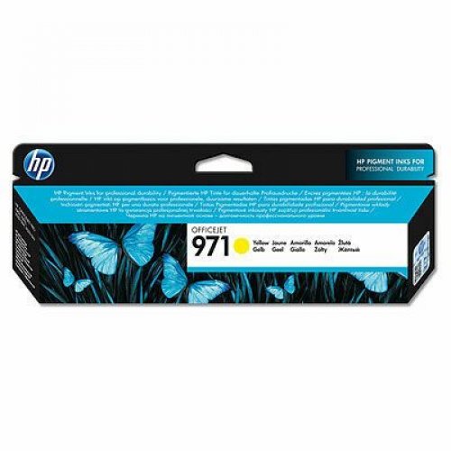 Mustekasetti HP 971 CN624AE keltainen värikasetti