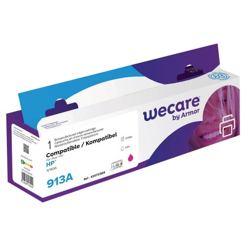 Mustekasetti tarvike HP 913A F6T78AE magenta