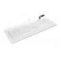 Näppäimistö Active Key Medical SmartCard Full-Size Wired Black-White