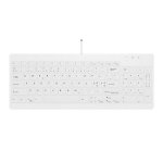 Näppäimistö Active Key QuickClean Medical Compact Wired IP68 White