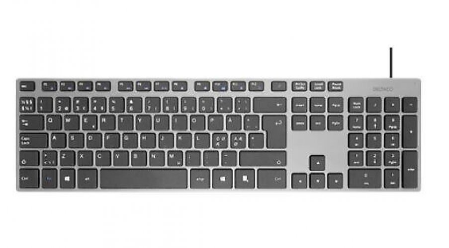 Näppäimistö Deltaco Slim langallinen USB
