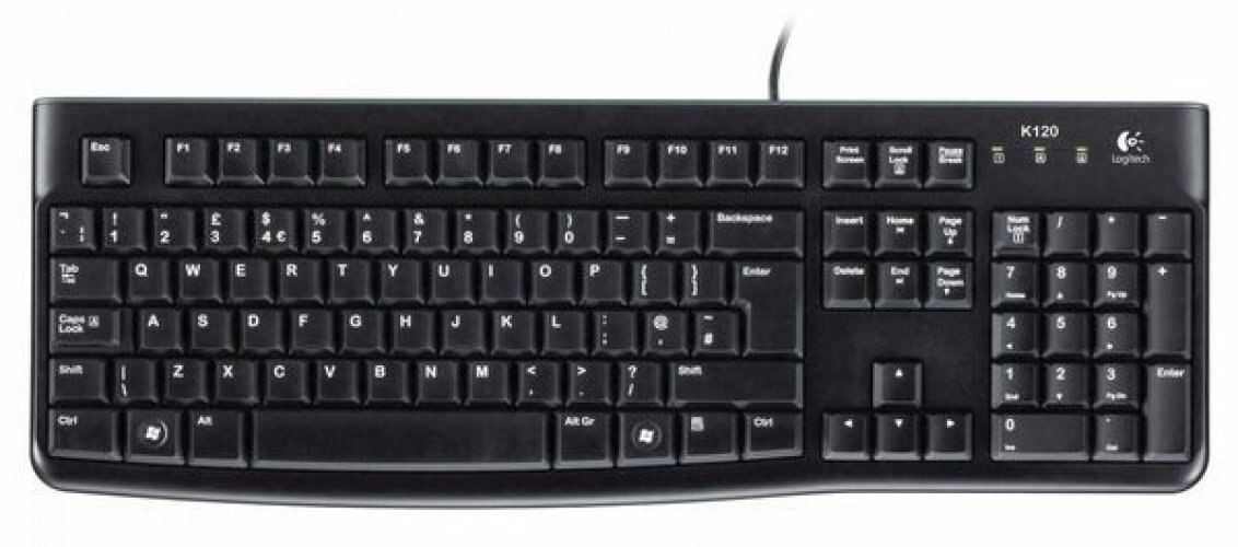 150292 Näppäimistö Logitech K120 Business Nordic musta on yksinkertainen standardinäppäimistö, jossa on selkeät näppäimet. Näppäimistössä on plug-and-play USB-liitäntä, joten se ei tarvitse erikseen ohjelmistoja.