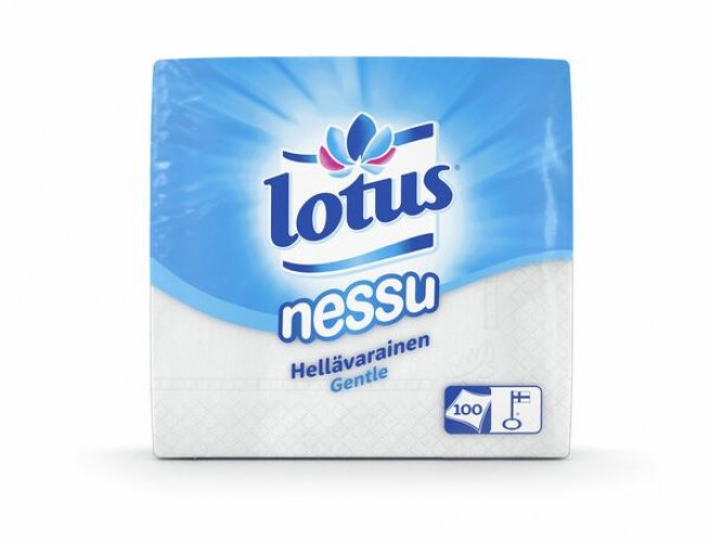 Nenäliina Lotus nessu 3-krs 15x100kpl
