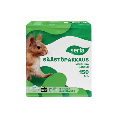 Nenäliina Serla 150kpl