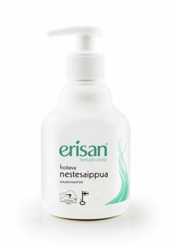 Nestesaippua Erisan hoitava pumppupullo 6x300ml/ltk