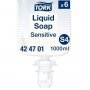 Nestesaippua Tork S4 Sensitive 6x1000ml