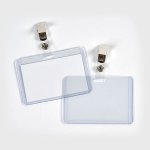 Nimikylttikotelo BNT 91x60mm klipsi kirkas 10kpl