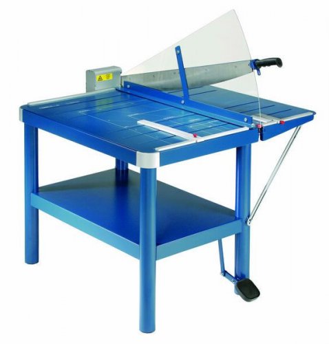 Nippuleikkuri Dahle 580 on suurikokoinen suurten paperinippujen leikkaamiseen tarkoitettu paperileikkuri