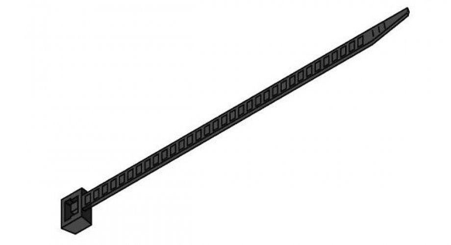 Nippuside 360x4,5mm musta