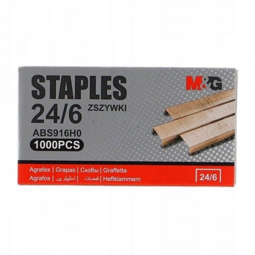 Nitojan Niitti MG 24/6 kupari 20arkkia/80g 1000kpl