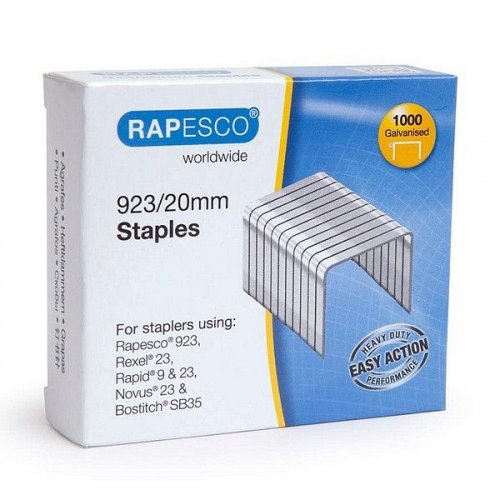 Nitojan Niitti Rapesco 923/23mm (23 Type) sinkki 1000kpl