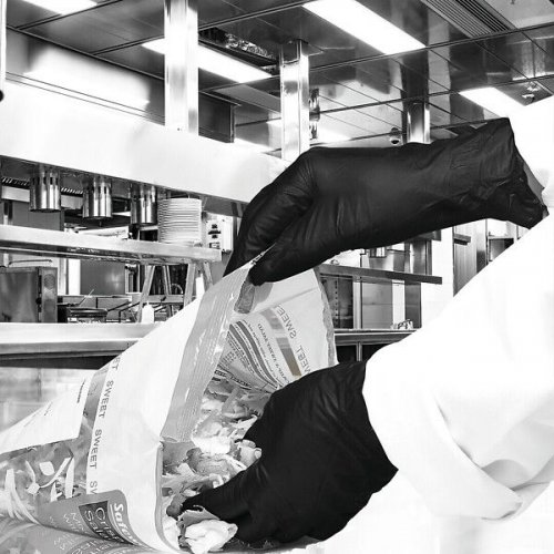 Nitriilikäsine Bodyguards GL897 7/Small musta nitriilikäsine 100kpl