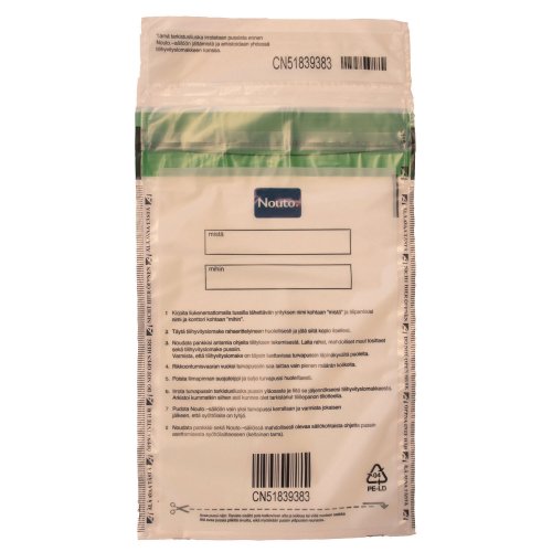 Noutopussi 155 x 230 + ff20 + f40 x 0,045mm kirkas