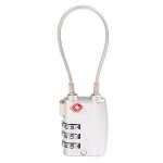 Numerolukko TSA 8046744 vaijerilla